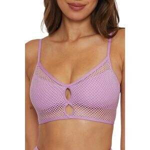 Becca by Rebecca Virtue Standard Network Cami Bikini Top Malva Medium NWT